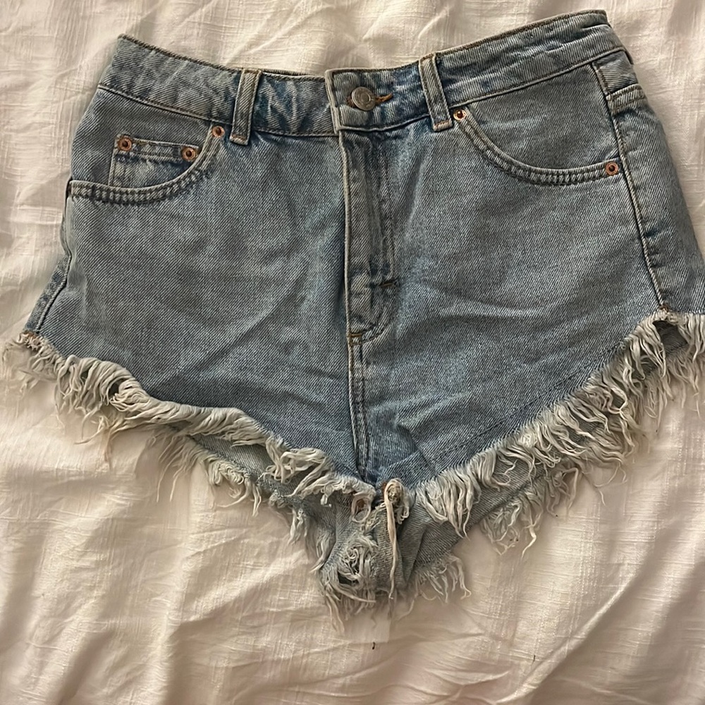 Topshop cutoff Jean shorts